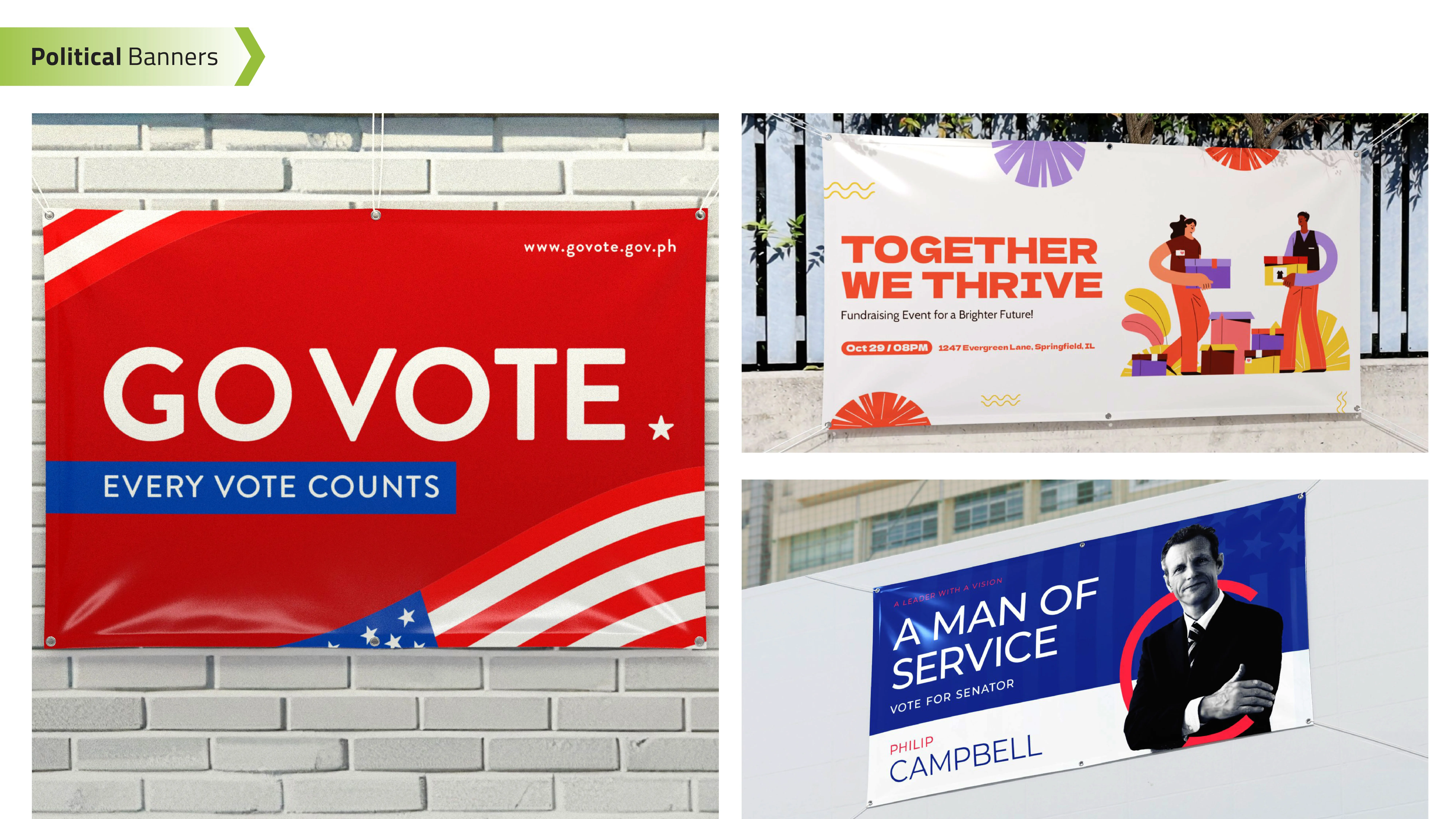 Political Banners